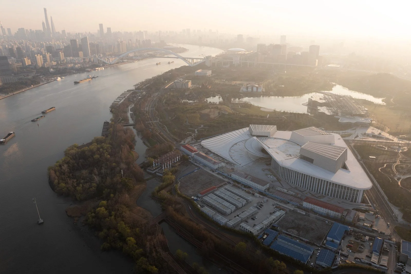 shanghai grand opera house, shanghai snohetta opera, snohetta opera house, snohetta china