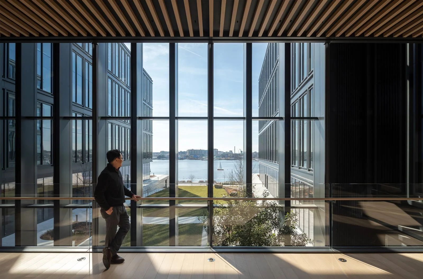 t rowe price hq, t rowe baltimore, t rowe price lobby, t rowe price kpf, kpf baltimore, kpf t rowe, t rowe interior, baltimore inner harbor