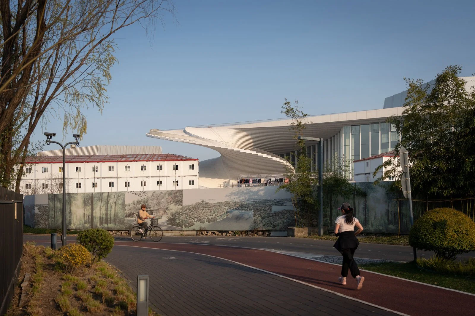 shanghai grand opera house, shanghai snohetta opera, snohetta opera house, snohetta china, shanghai expo park