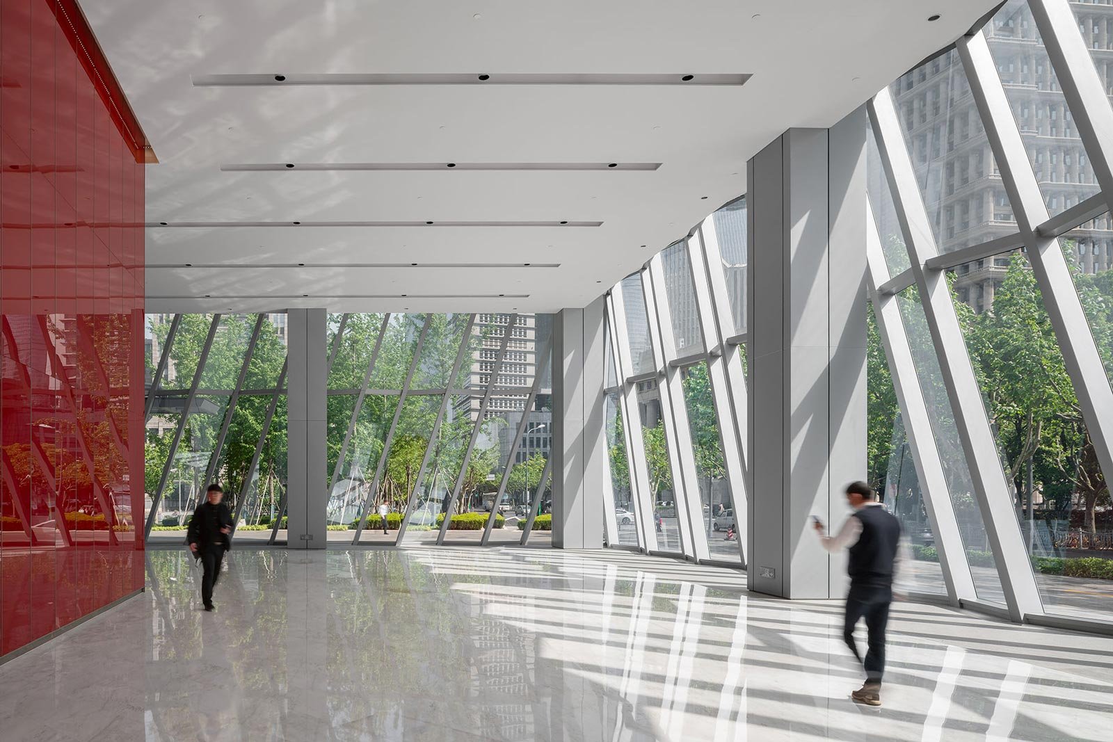 foxconn hq shanghai office tower lobby kris yao artech