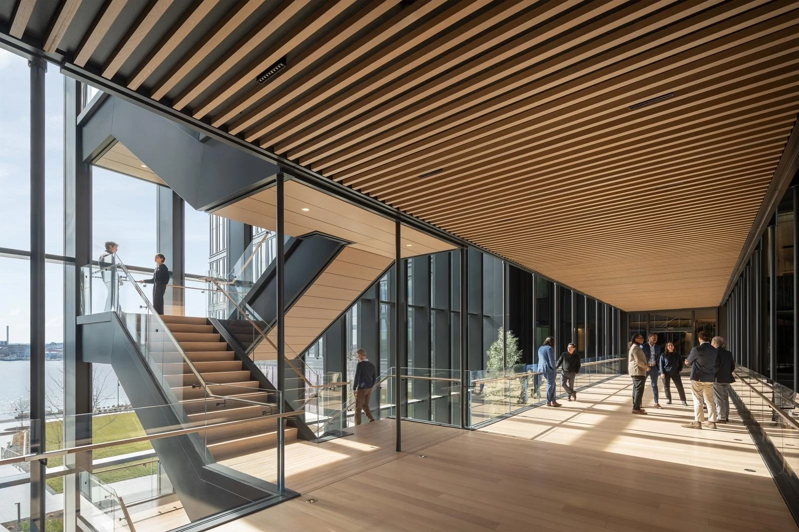 t rowe price hq, t rowe baltimore, t rowe price lobby, t rowe price kpf, kpf baltimore, kpf t rowe, t rowe interior