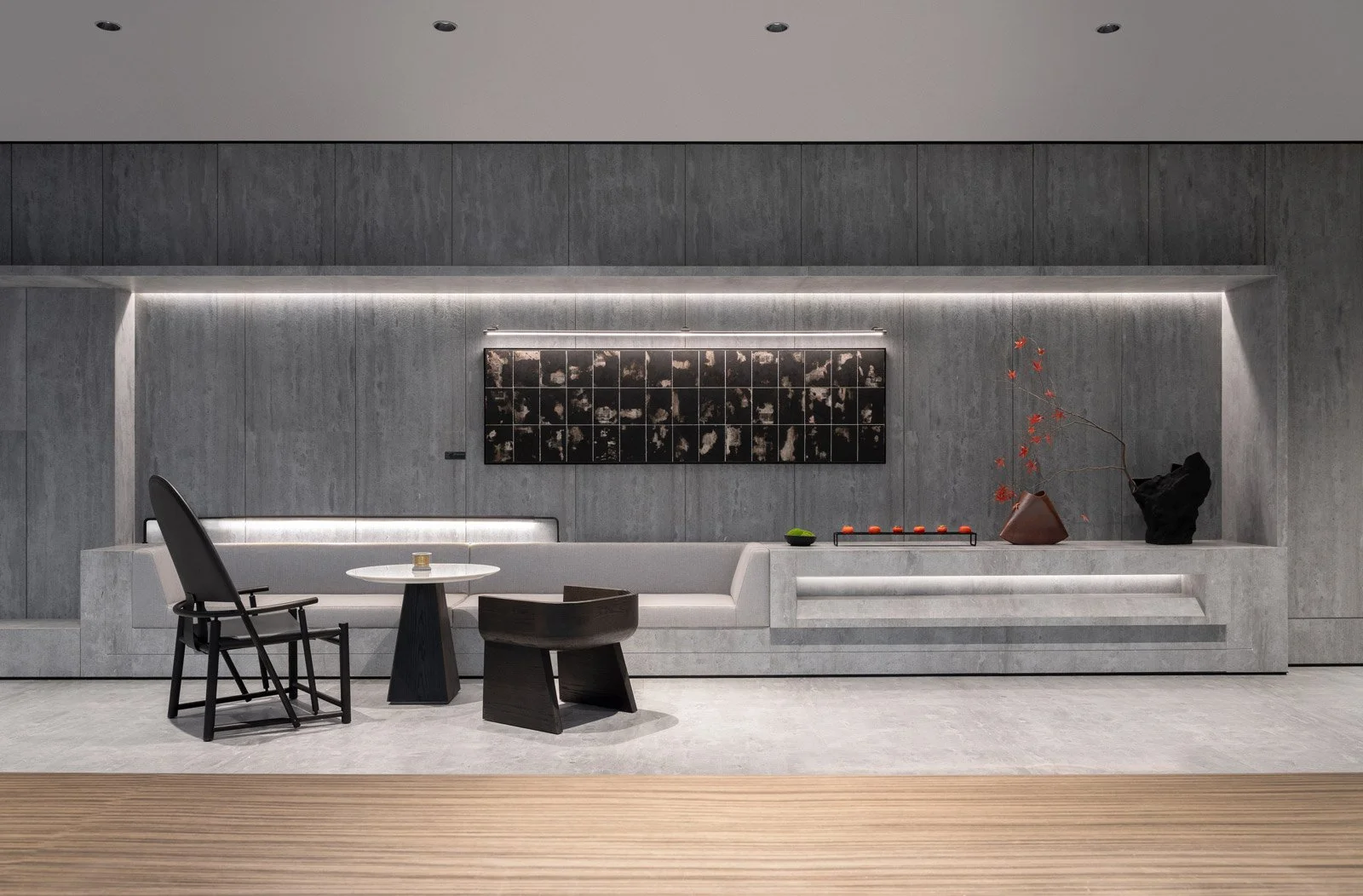 hangcheng future art gallery, hangzhou art gallery, hangzhou sales center interior, china resources art gallery hangzhou, china art gallery hangzhou