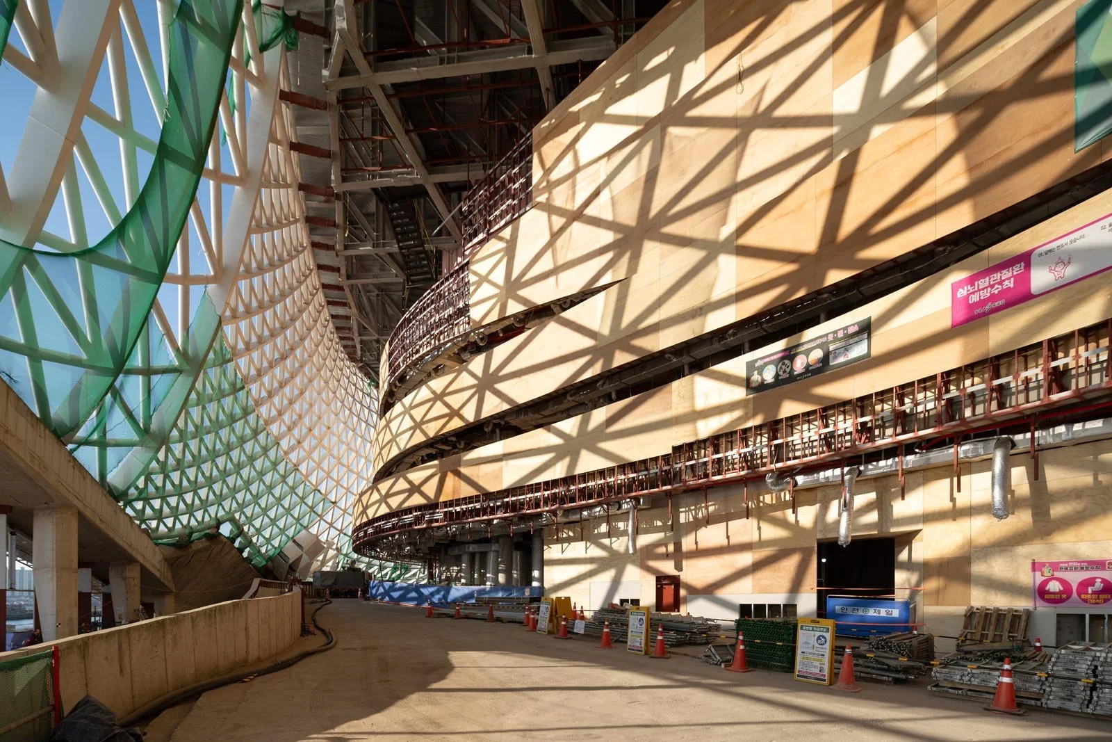 busan opera house, busan opera house construction, snohetta korea, snohetta busan, busan south korea, interior structure
