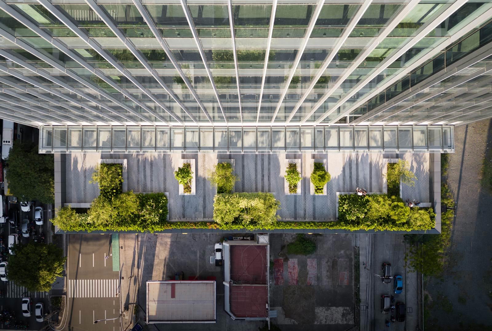 makati commerce tower green terrace manila woods bagot drone look down