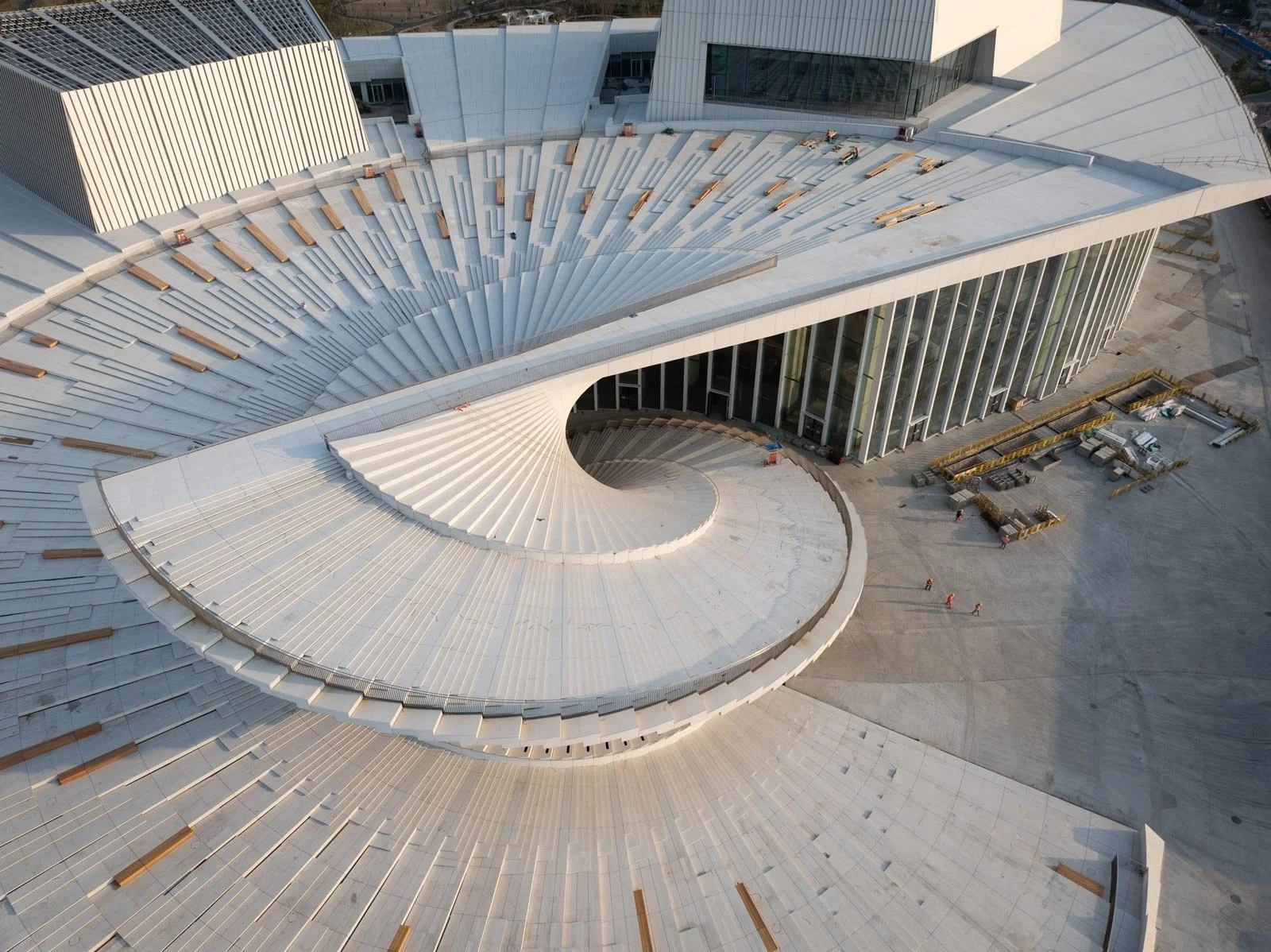shanghai grand opera house, shanghai snohetta opera, snohetta opera house, snohetta china