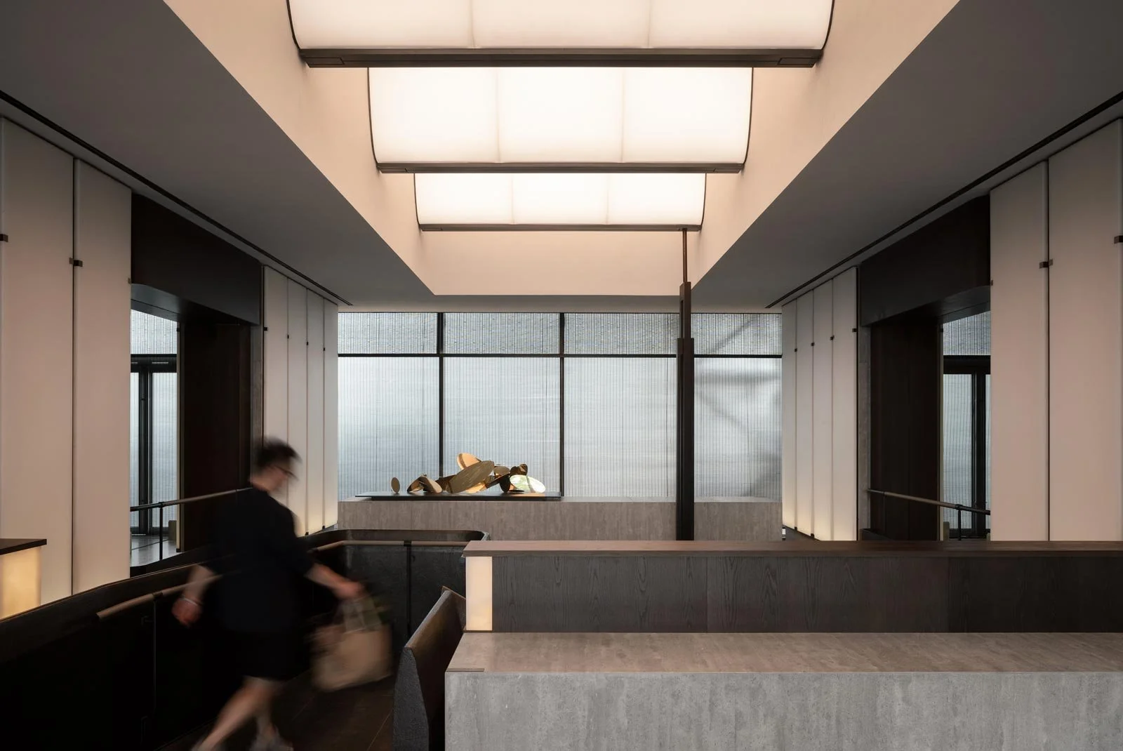 hangcheng future art gallery, hangzhou art gallery, hangzhou sales center interior, china resources art gallery hangzhou, china art gallery hangzhou, hangzhou gallery lobby