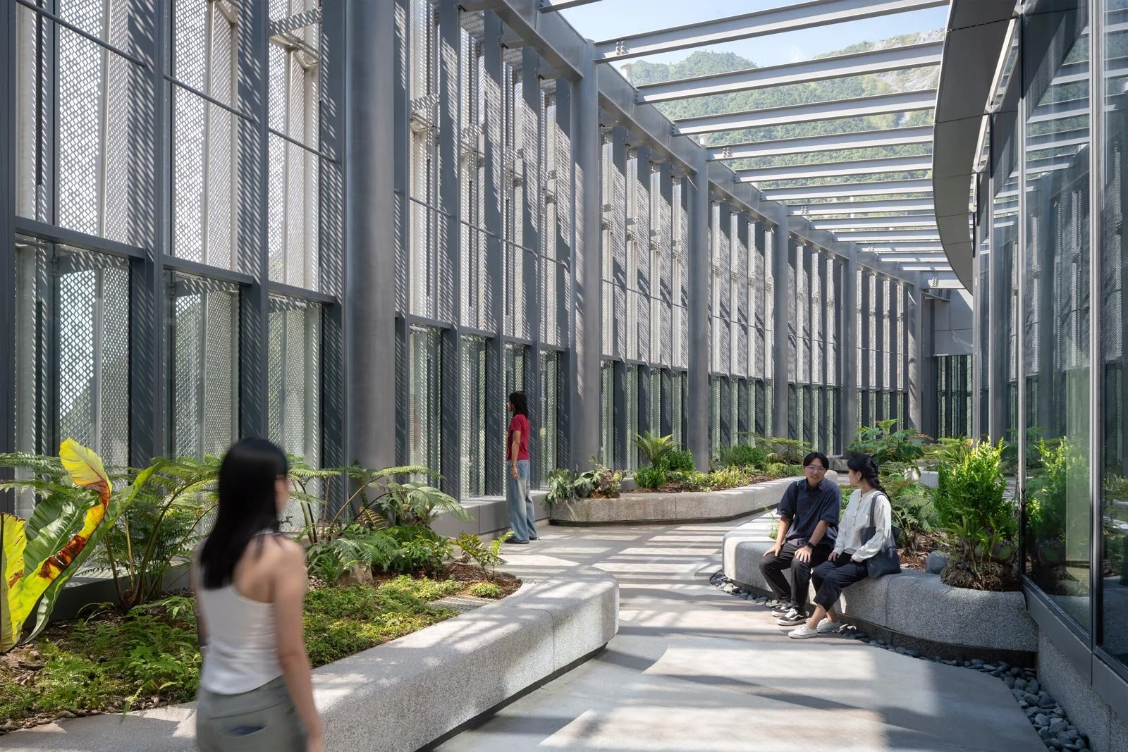 tcc daka kpf, tcc daka recycling center, taiwan cement company building, taiwan architecture, hualien county building, greenhouse garden