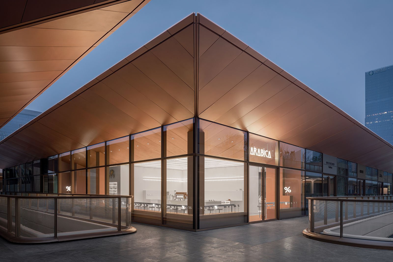 arabica chengdu skp coffee shop archiee design