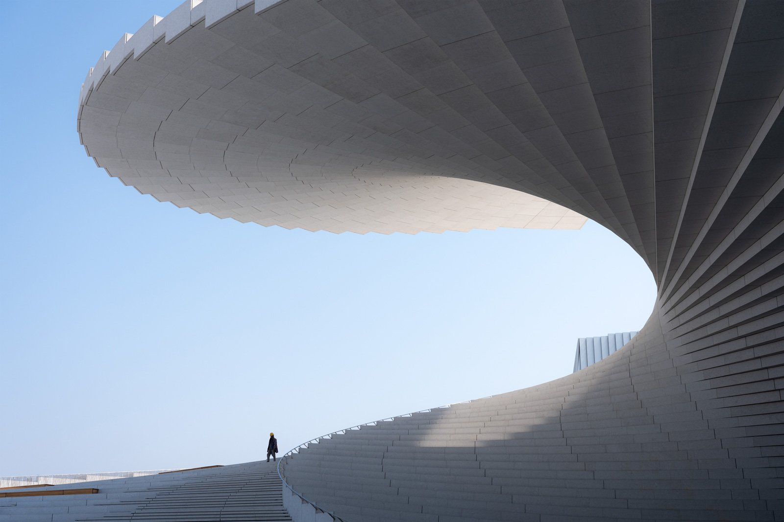 shanghai grand opera house, shanghai snohetta, snohetta opera house china, shanghai fan architecture