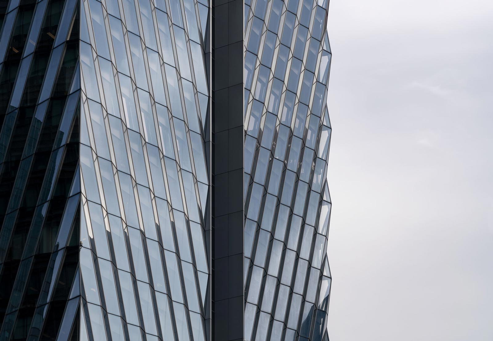 foxconn shanghai hq glass facade detail
