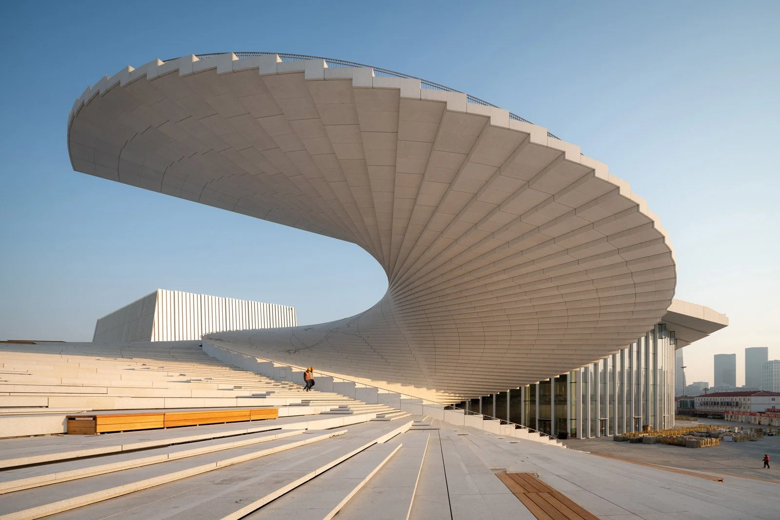 shanghai grand opera house, shanghai opera snohetta, snohetta opera shanghai