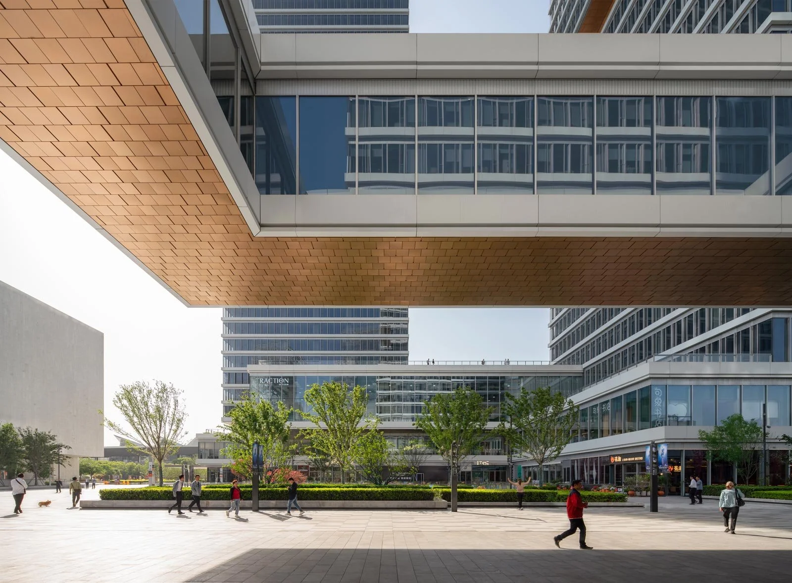 kpf huamu lot 10 the summit shanghai cantilever soffit