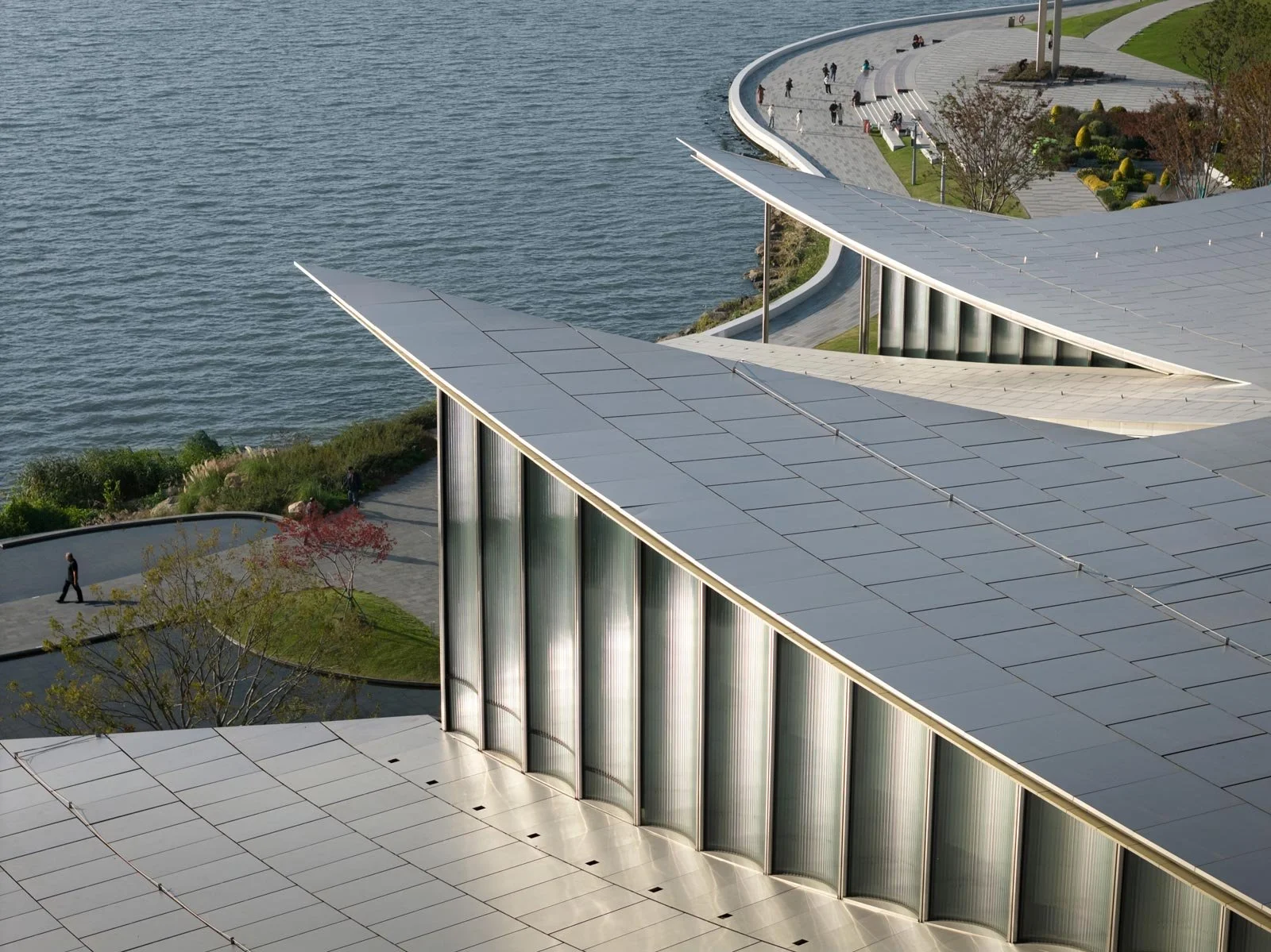 suzhou museum big, suzhou museum of contemporary art, suzhou moca, suzhou moca big, big suzhou, bjarke ingels suzhou, aerial museum photography