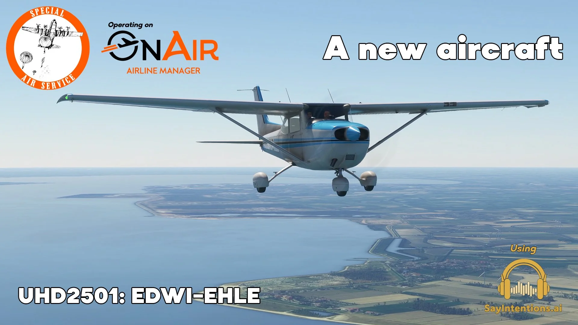 UHD2502: EDWI-EHLE - A new aircraft