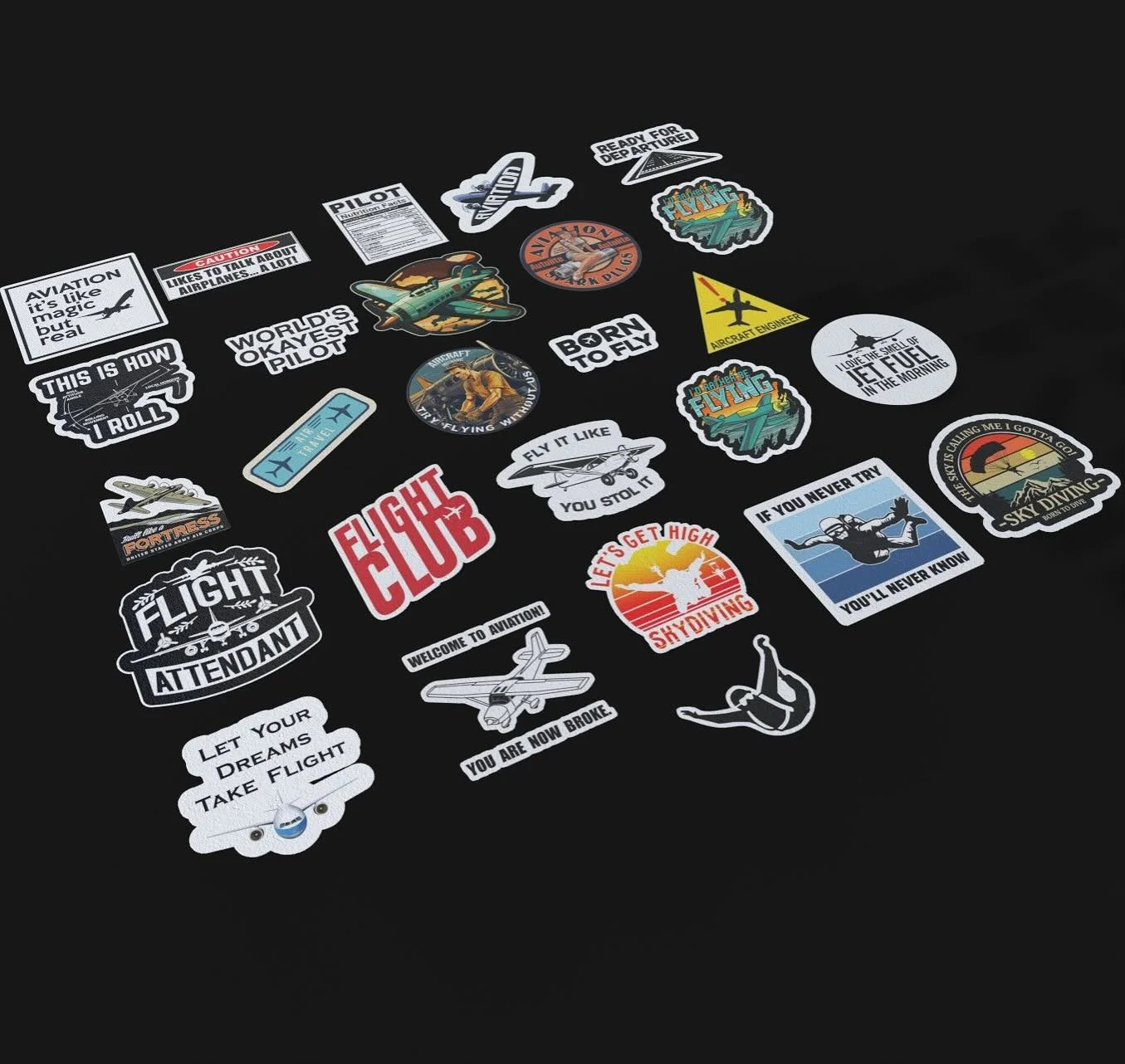 Scenery development is not all about creating as true to live airport sceneries as possible. A bit of creative license to have a bit of fun and nice eastern eggs is also allowed in my opinion. Working on some fun aviation decals to be used in future 