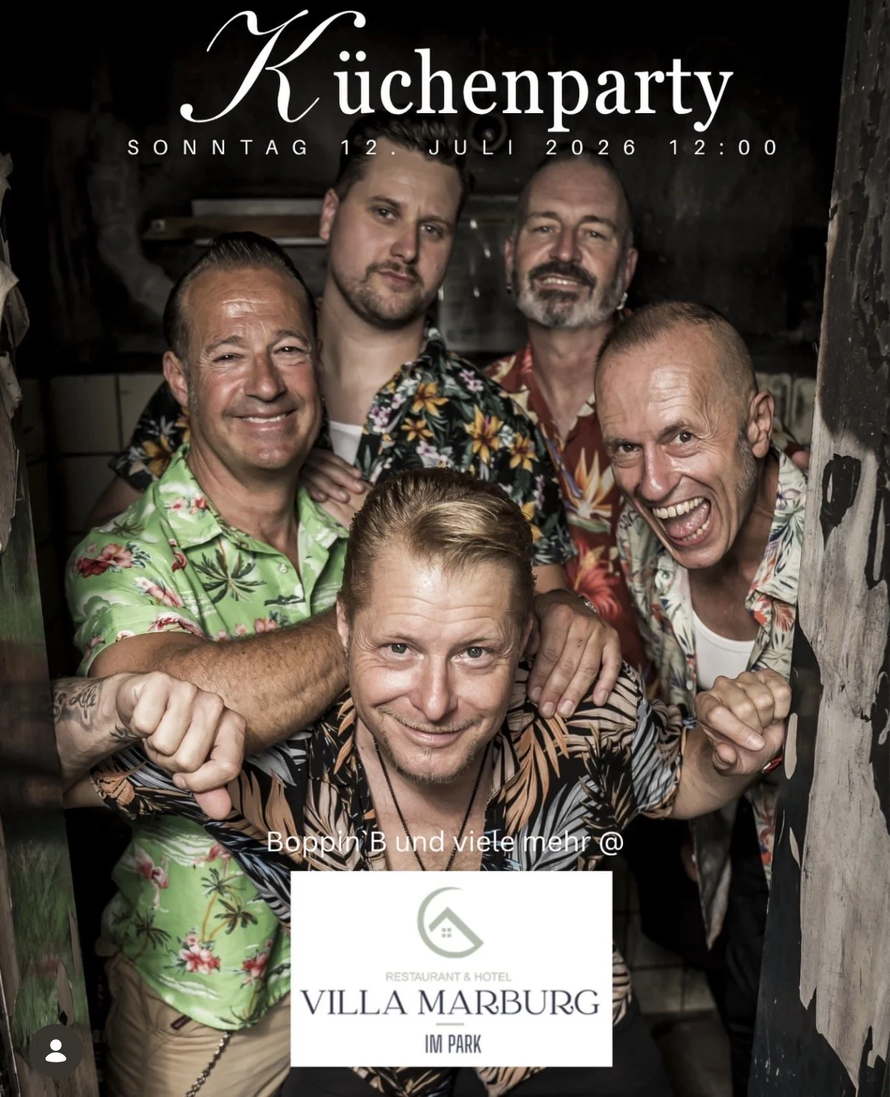 12. JULI 2026 | KÜCHENPARTY | VILLA MARBURG | HEIGENBRÜCKEN