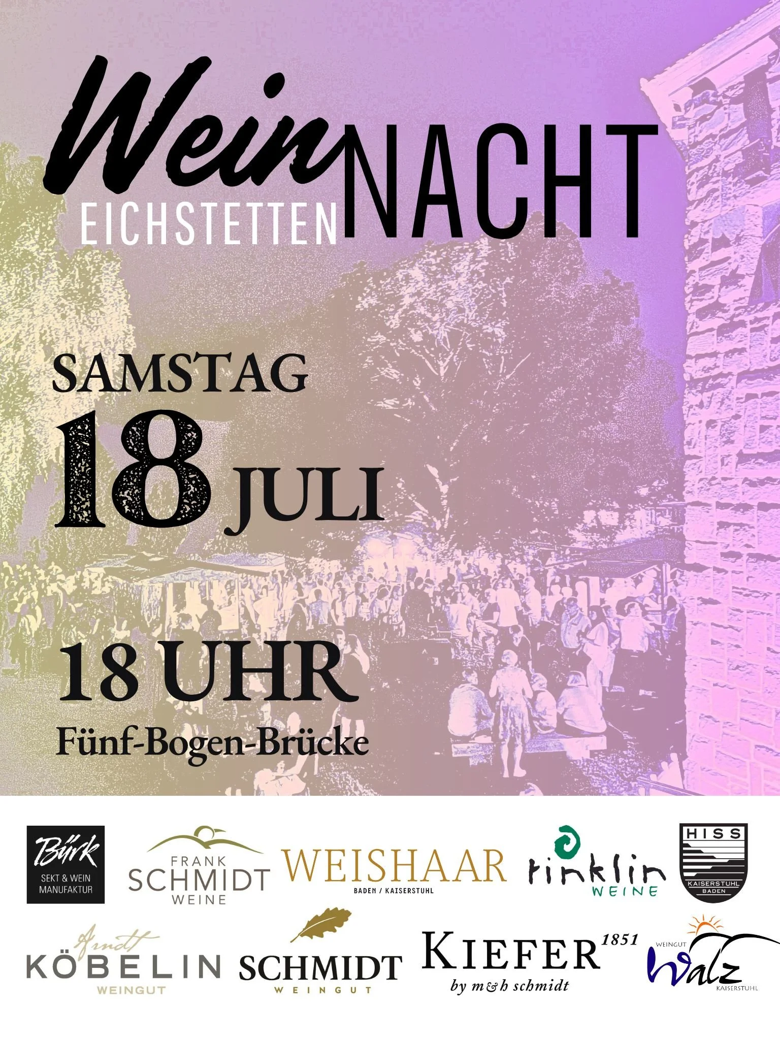 18. Juli 2026 WEIN NACHT EICHSTETTEN