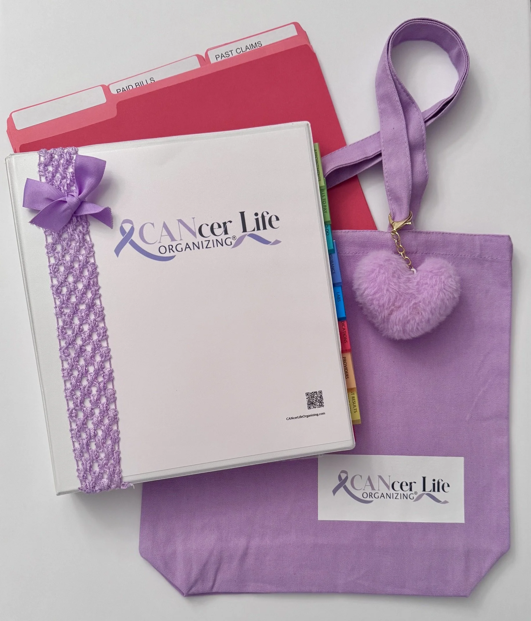 CANcer Life Organizing® System | Classic Lavender Cancer Organizer & Support System
