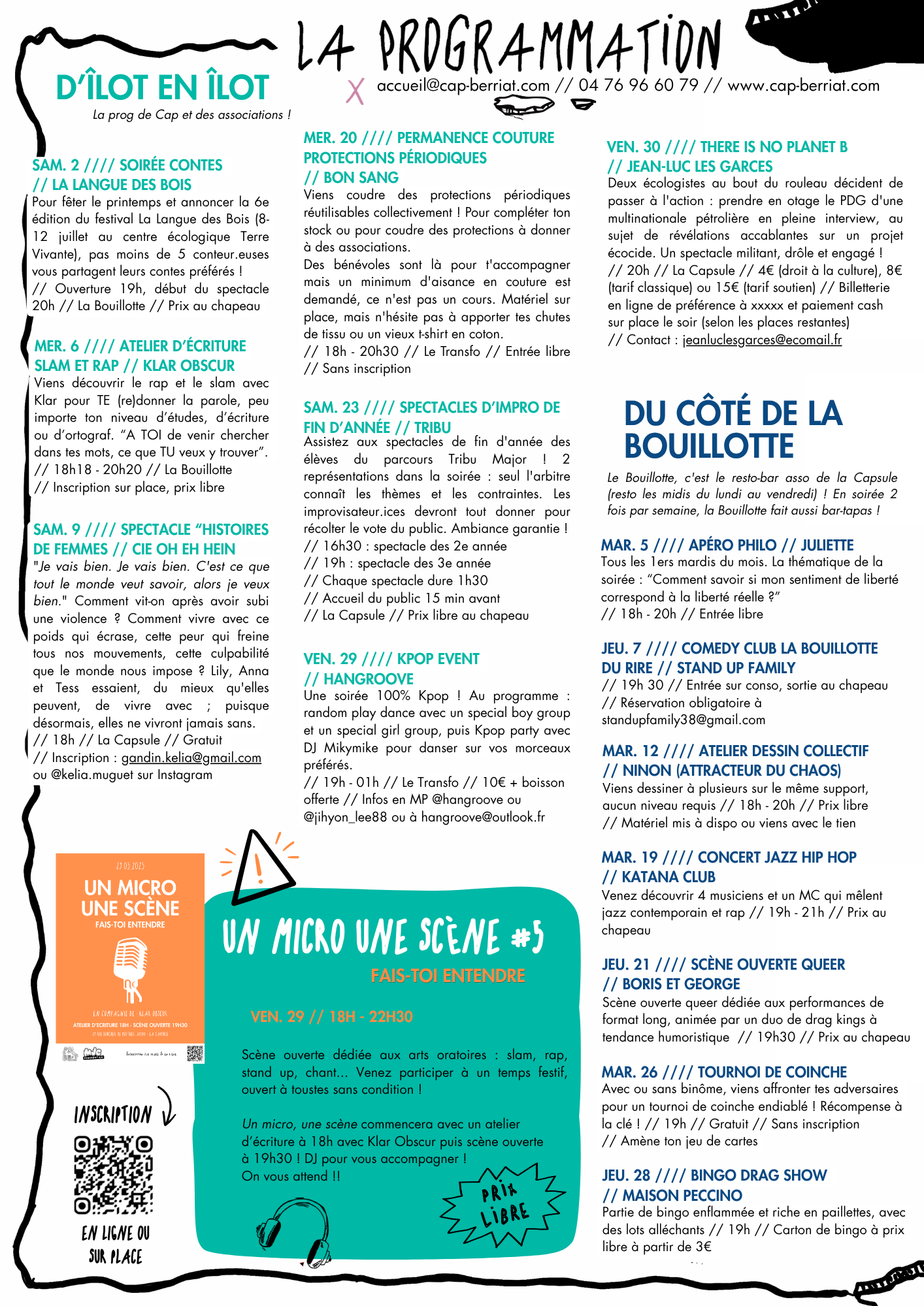 Visuel Programmation Cap Berriat Mai 2026