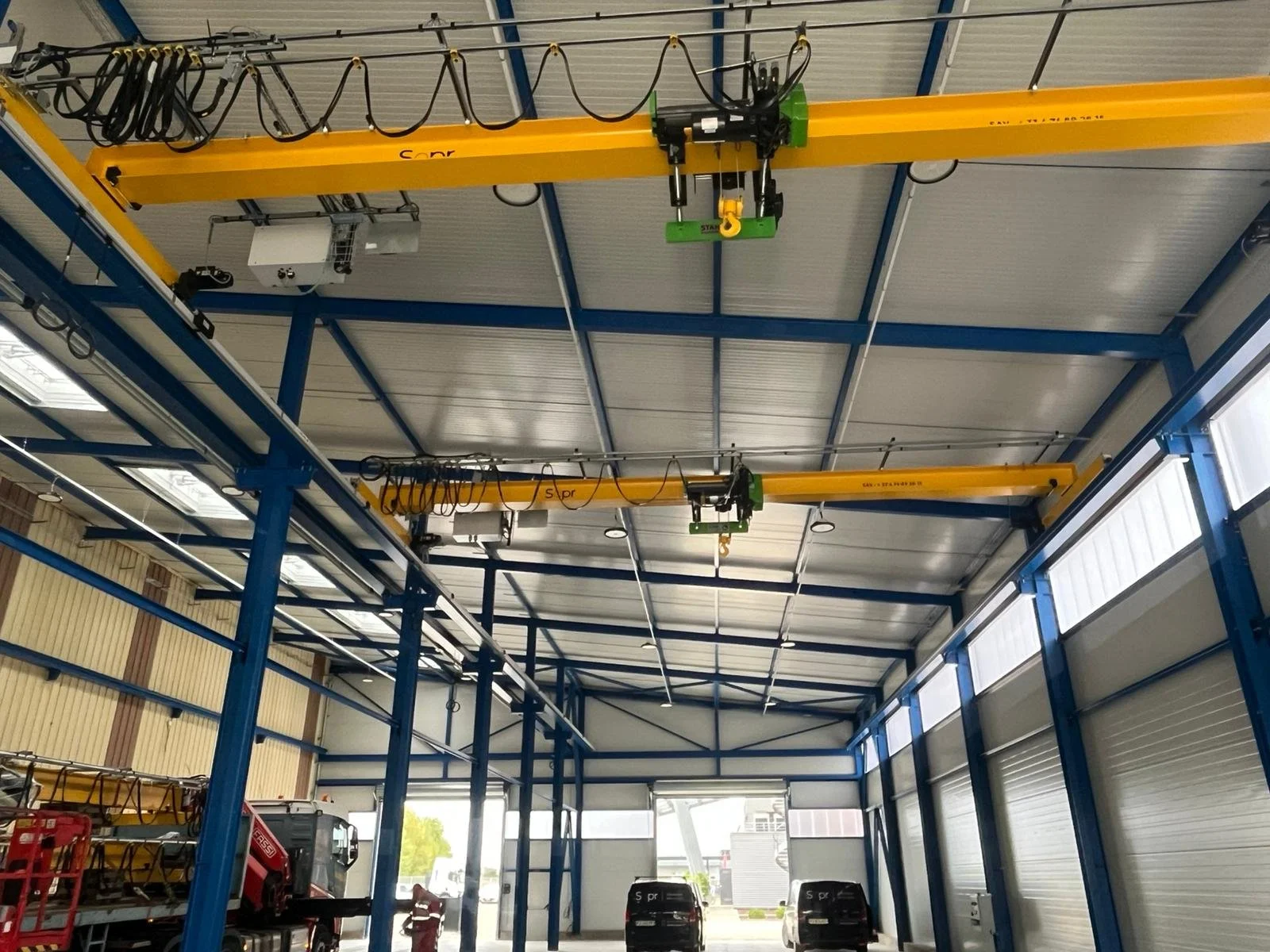 4 X Ponts Roulant mono-poutre 
