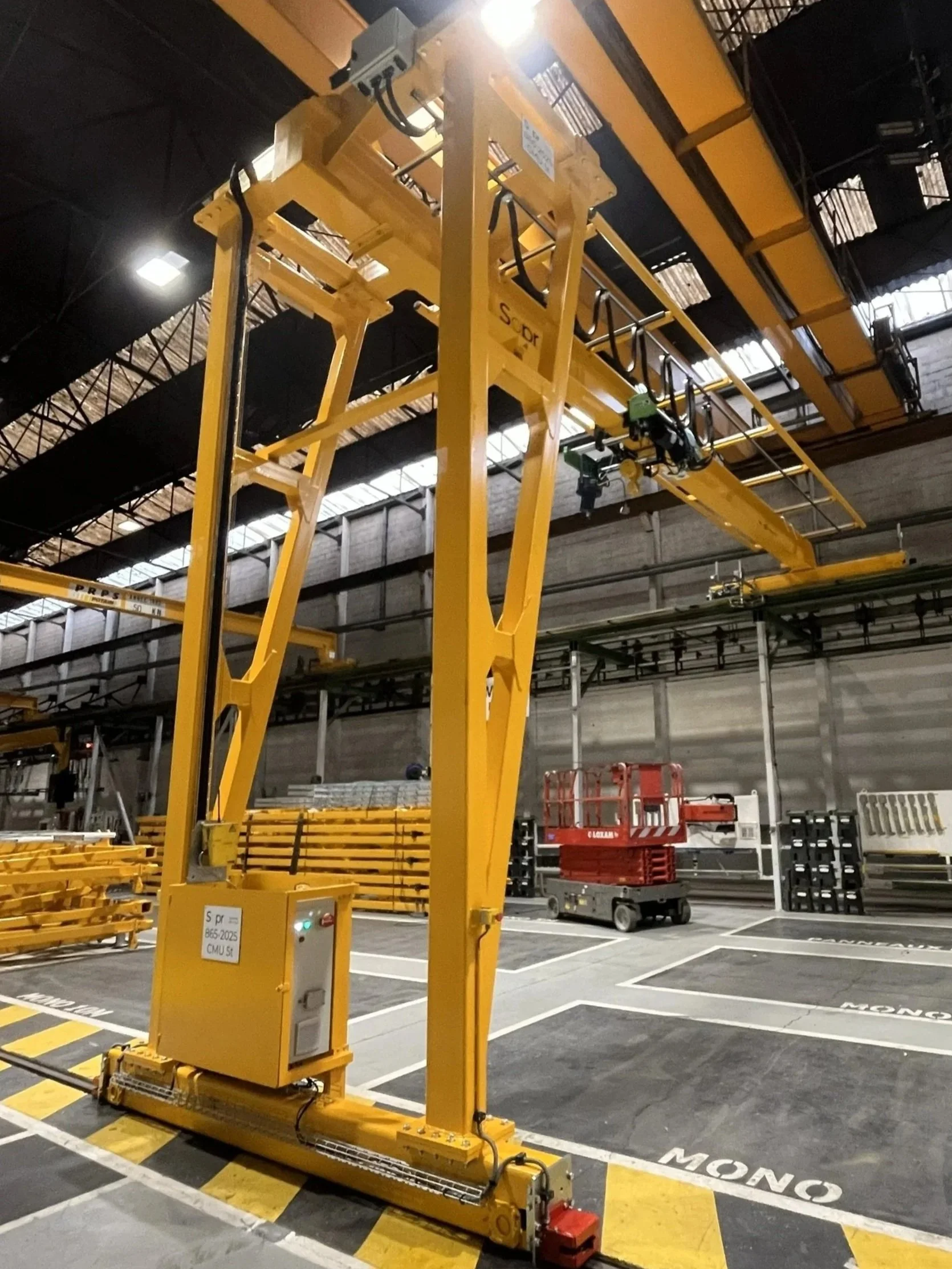 Semi-portique monopoutre 5 tonnes
