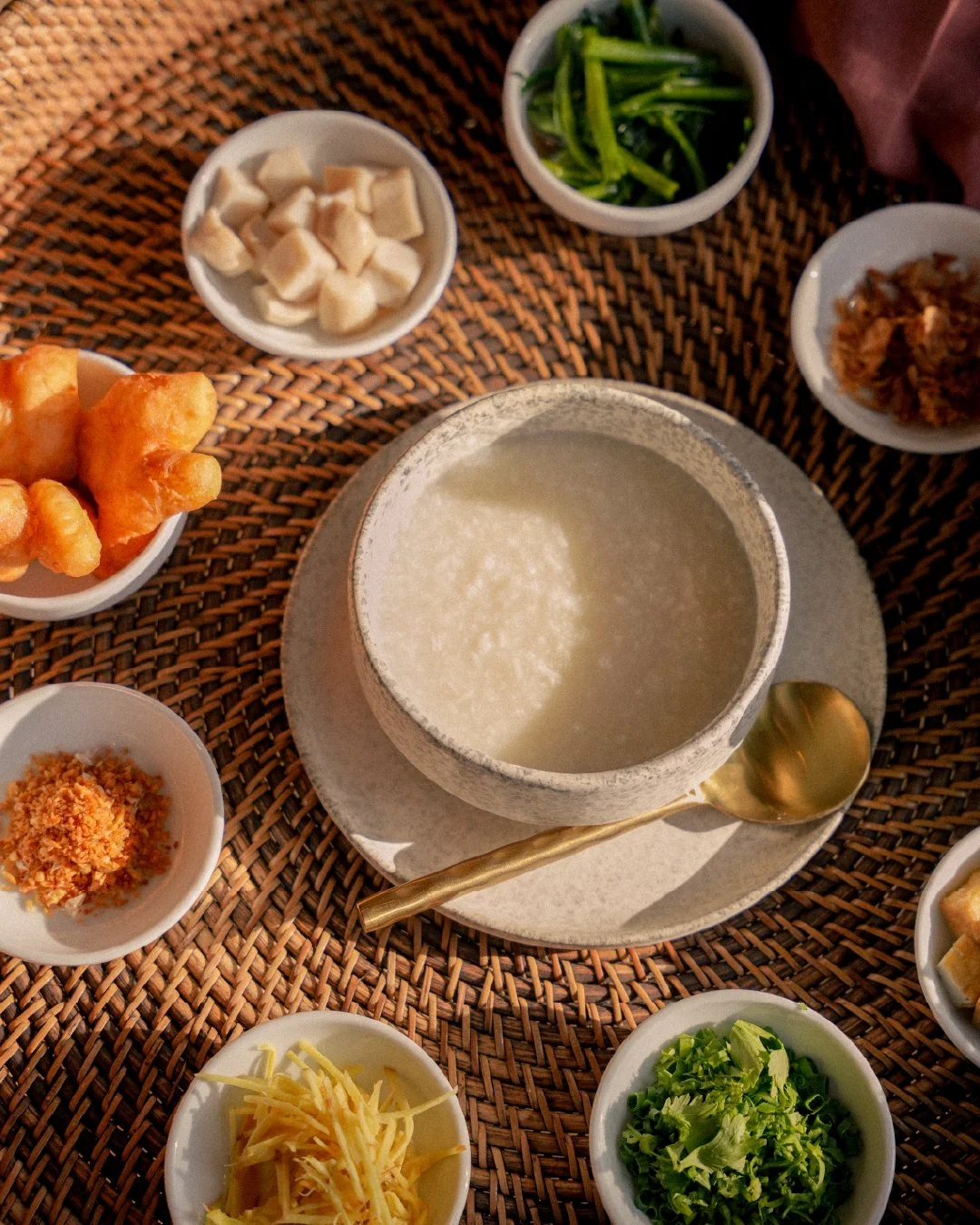 Start your morning with a taste of tradition &mdash; a traditional Thai breakfast set of boiled rice soup and assorted side dishes serve Khantoke-style (ขันโตก) 🍃​

-​

Book Now for Perfect Escape​
📞(+66) 76 521 333​
✉️ rsvn@villazolitude.com​
🌐 L