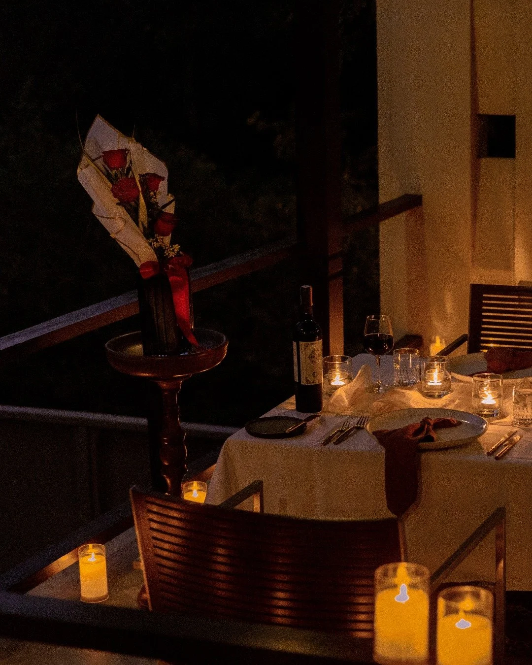 An evening written in candlelight and wine.
Romantic candlelight dinner at Villa Zolitude, crafted for moments that linger long after the night ends.

Enjoy 10% off this Valentine&rsquo;s Month &mdash; from THB 4,500 to THB 4,050, including wine sele
