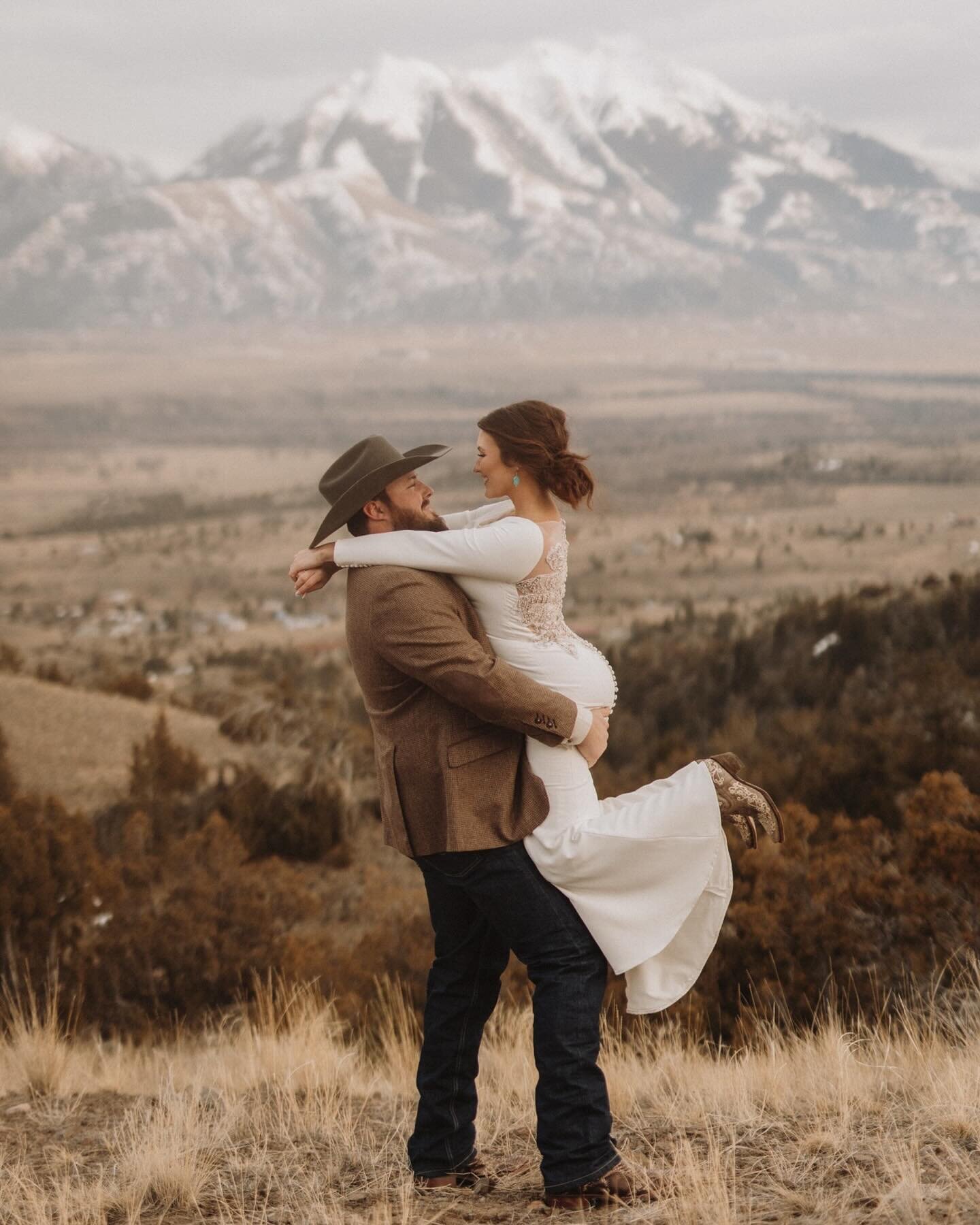 What an absolute beautiful day it was with Brice and Kenna. They decided a traditional wedding wasn&rsquo;t them so they drove over 30 hours to Montana to exchange vows and commit to each other in such a beautiful way. Weddings/Elopements doesn&rsquo