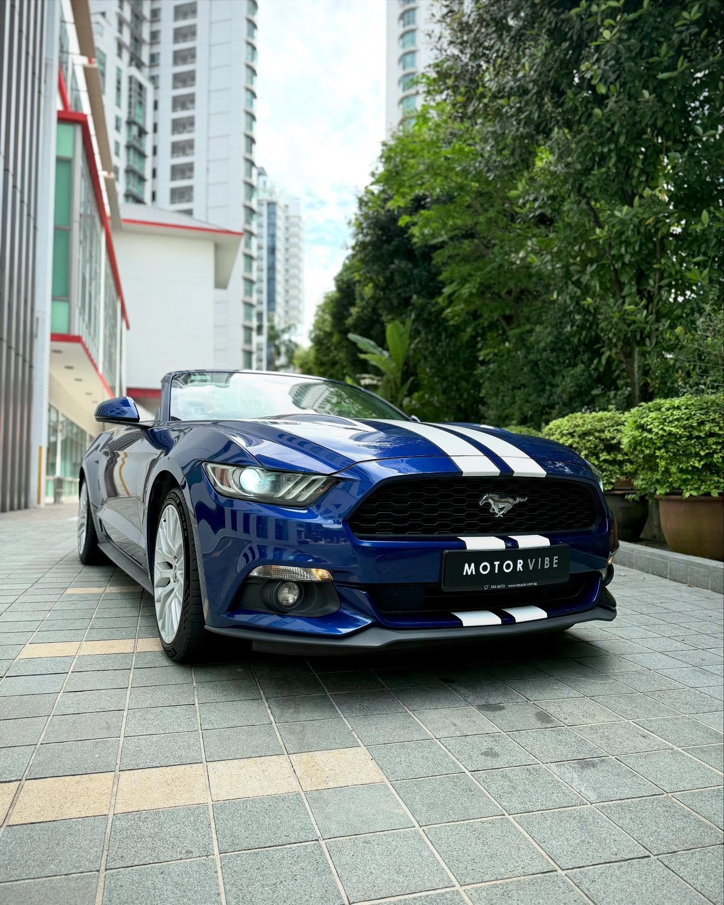 For sale: Experience the thrill of open-top driving in this stunning Ford Mustang Convertible! With its sleek design and powerful engine, this iconic American muscle car is sure to turn heads wherever you go.