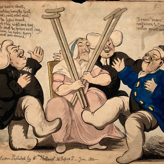 How would you treat sprains and bruises in the Regency?