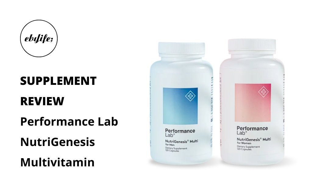 Performance Lab NutriGenesis Multivitamin Review