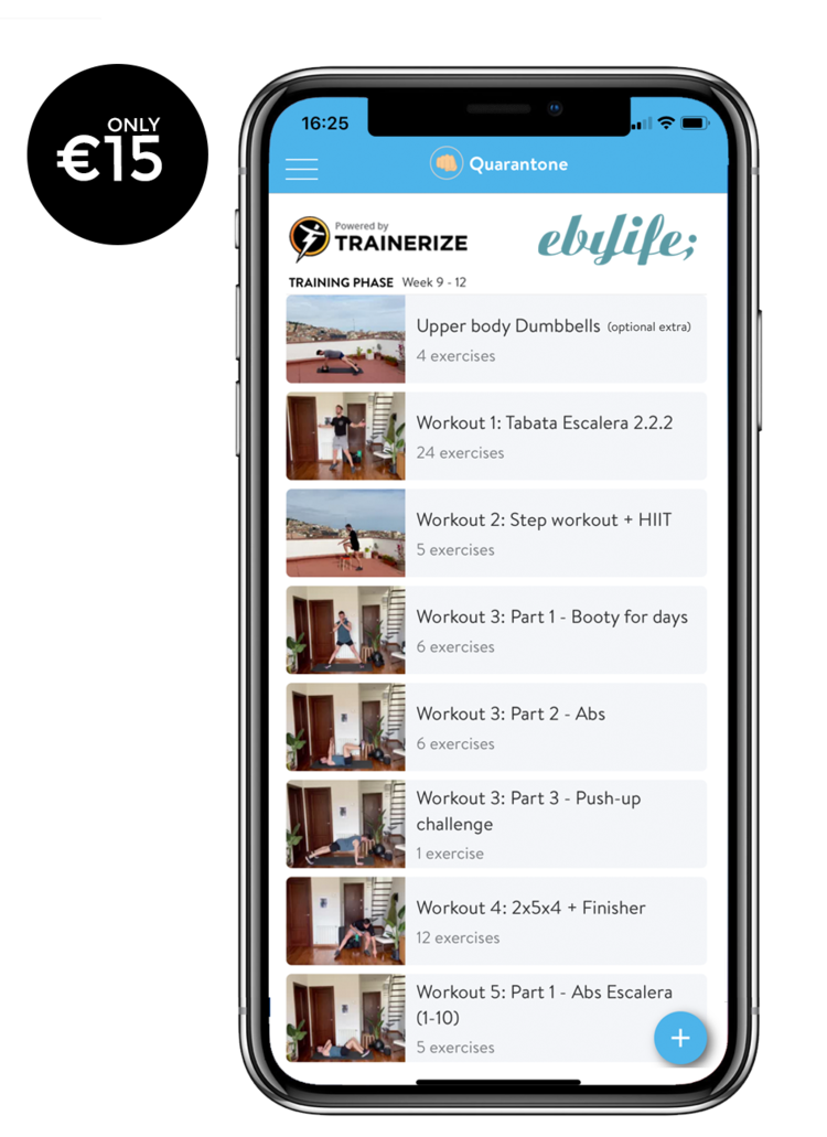 Quarantone phase 3 workout program