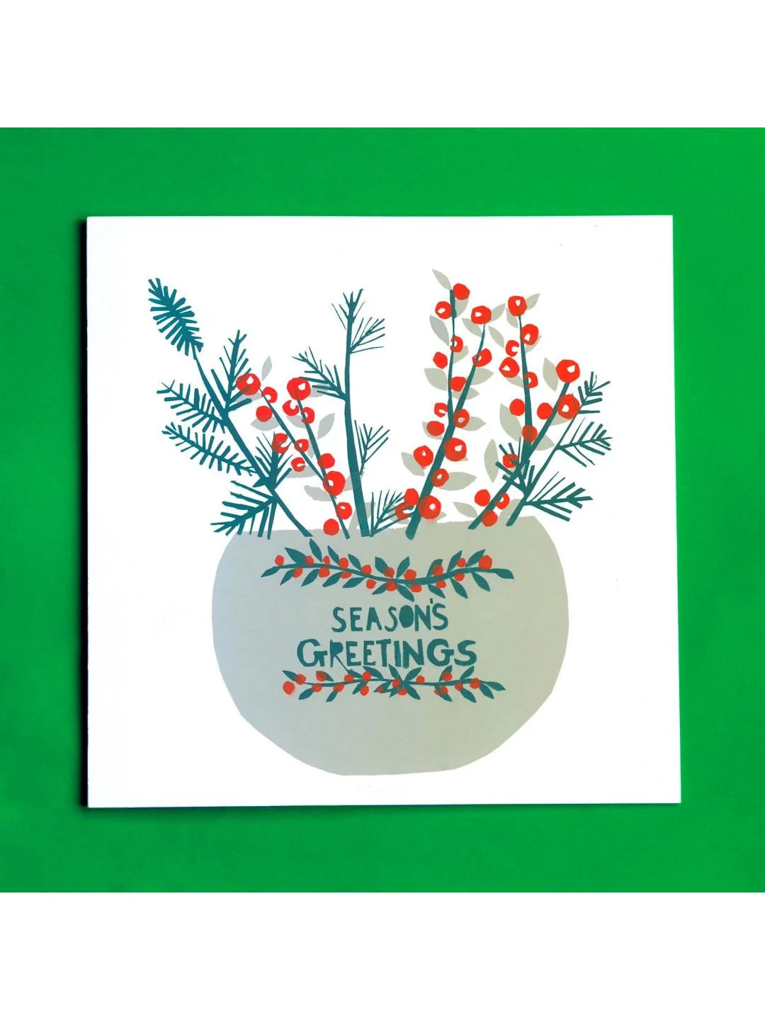 'Season's Greetings' Christmas Card