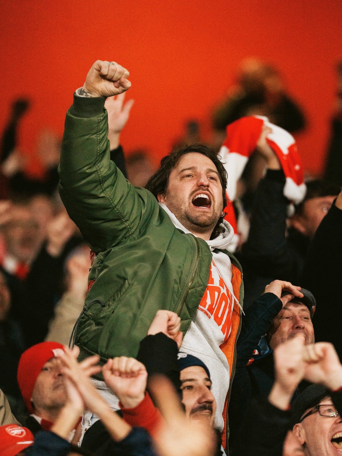 A few fan frames from yesterdays demolition job 
.
.
Images shot for @adidasuk @adidasfootball 
.
.
#arsenal #arsenalfans #NLD #ARSTOT #lowernorthbank
