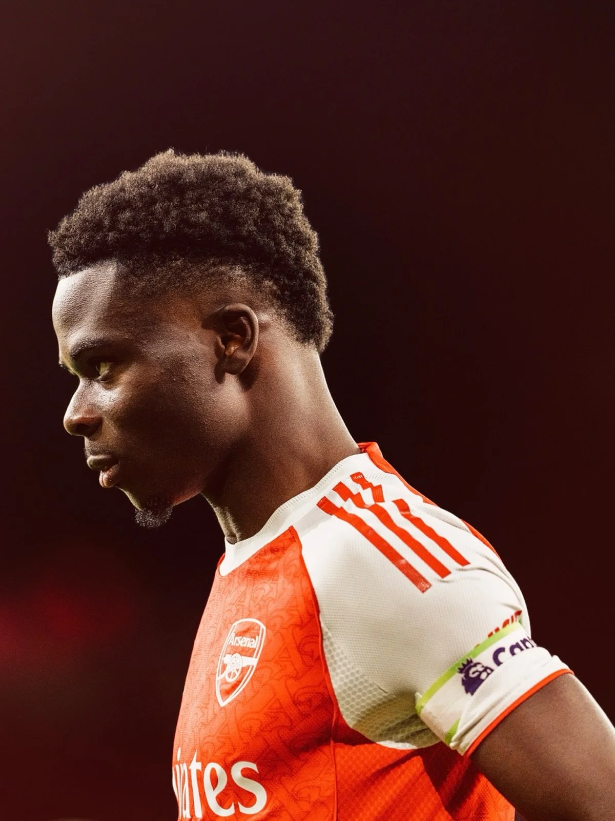 All eyes on tomorrow 👀

Just like Sunday, bring those voices 🔴⚪️
.
.
Image shot for @adidasfootball @adidasuk 
.
.
#arsenal #Saka #BukayoSaka #sony #sonyalpha #lowernorthbank