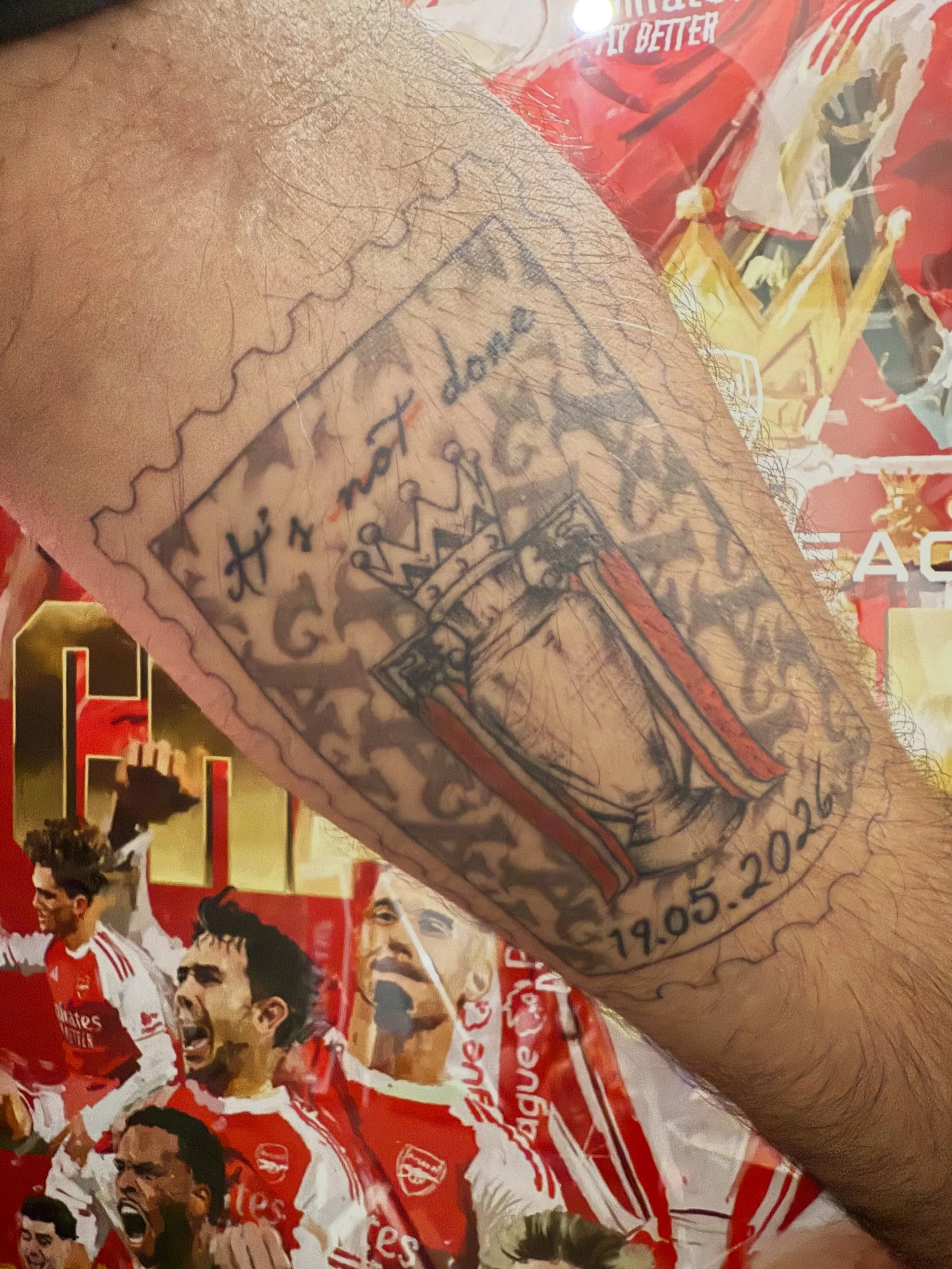 Fully healed 🏆 
.
.
Ink by @cressida_raven ✍️ 
.
.
#arsenal