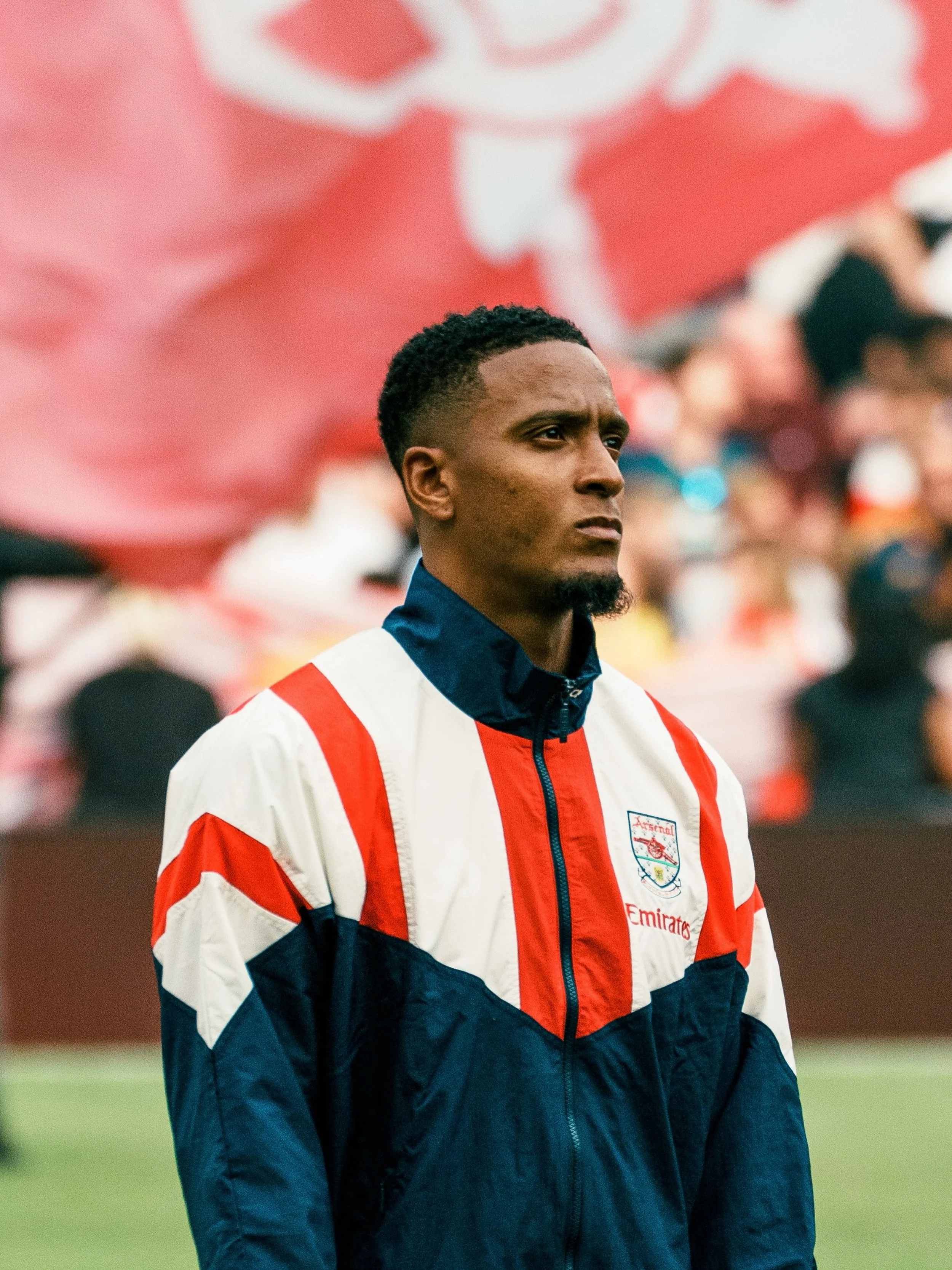 Man like @ezrikonsa in the new @adidas EQT track top⚡️
.
.
Image shot for @arsenal 
.
.
#arsenal #EzriKonsa #lowernorthbank