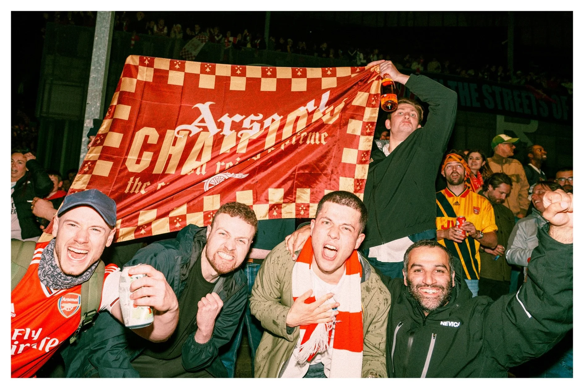 &ldquo;THAT&rdquo; night 🥹

You just had to be there 🍾
.
.
#arsenal #champions #lowernorthbank