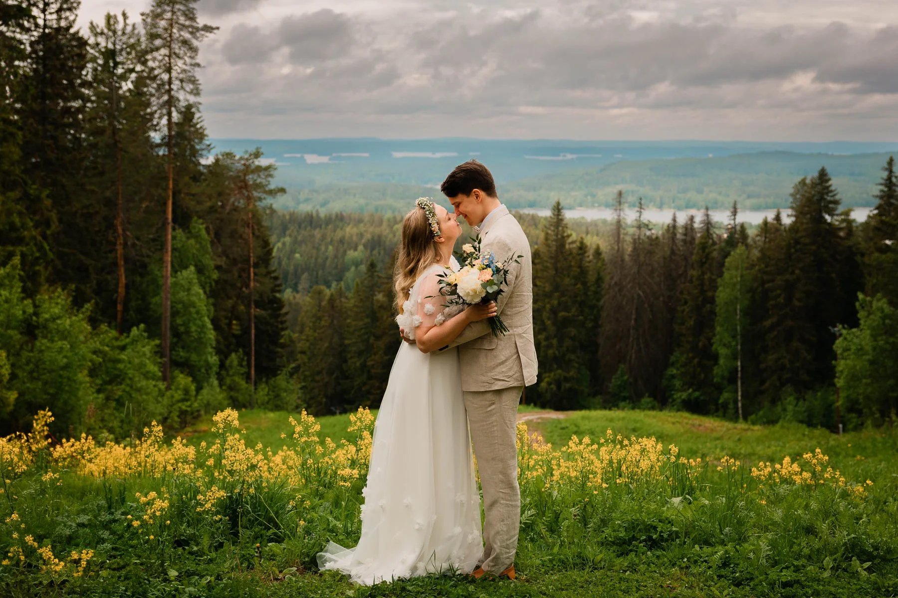 Kesähäät Rauhalahden kartanolla | Hääkuvaus Kuopio