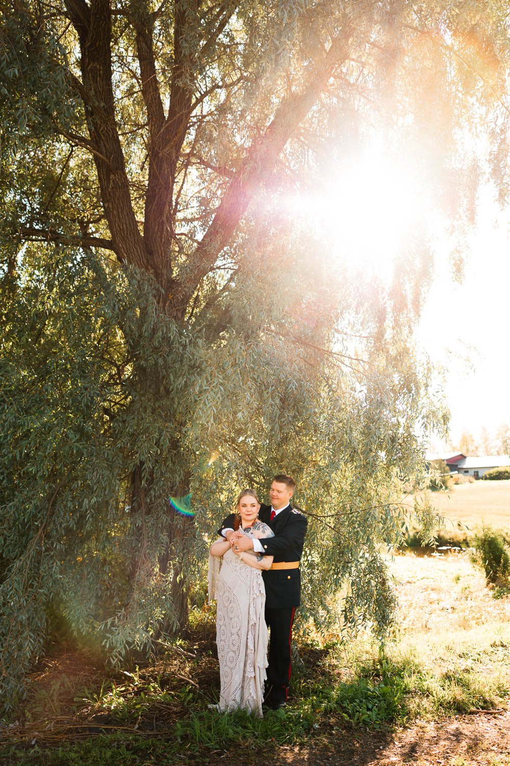 Hääkuvaus Aaltosahalla Orivedellä.