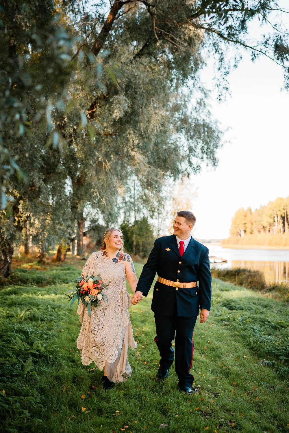 Hääkuvaus Aaltosahalla Orivedellä.