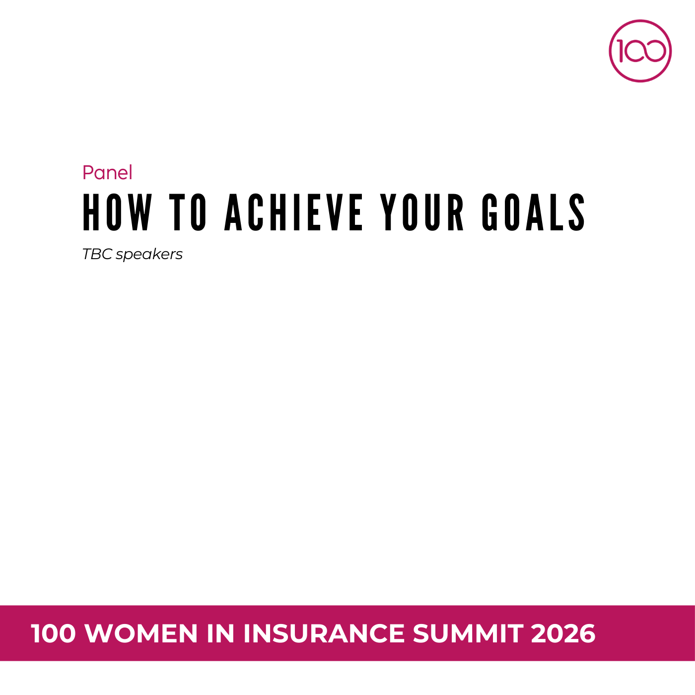 How to achieve your goals (studio 1)