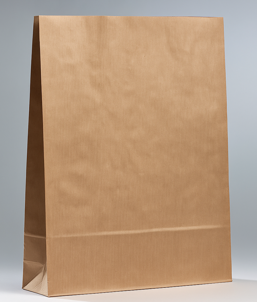 Bolsa de papel kraft de tamaño grande