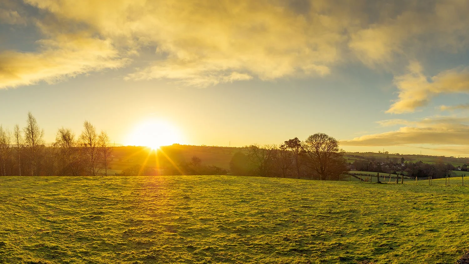 Sun rising