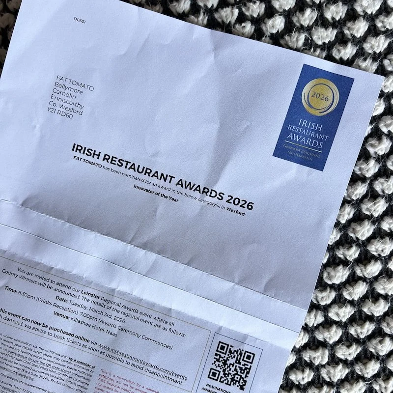 Irish Restaurant Awards 2026 - Innovator of the Year Nomination