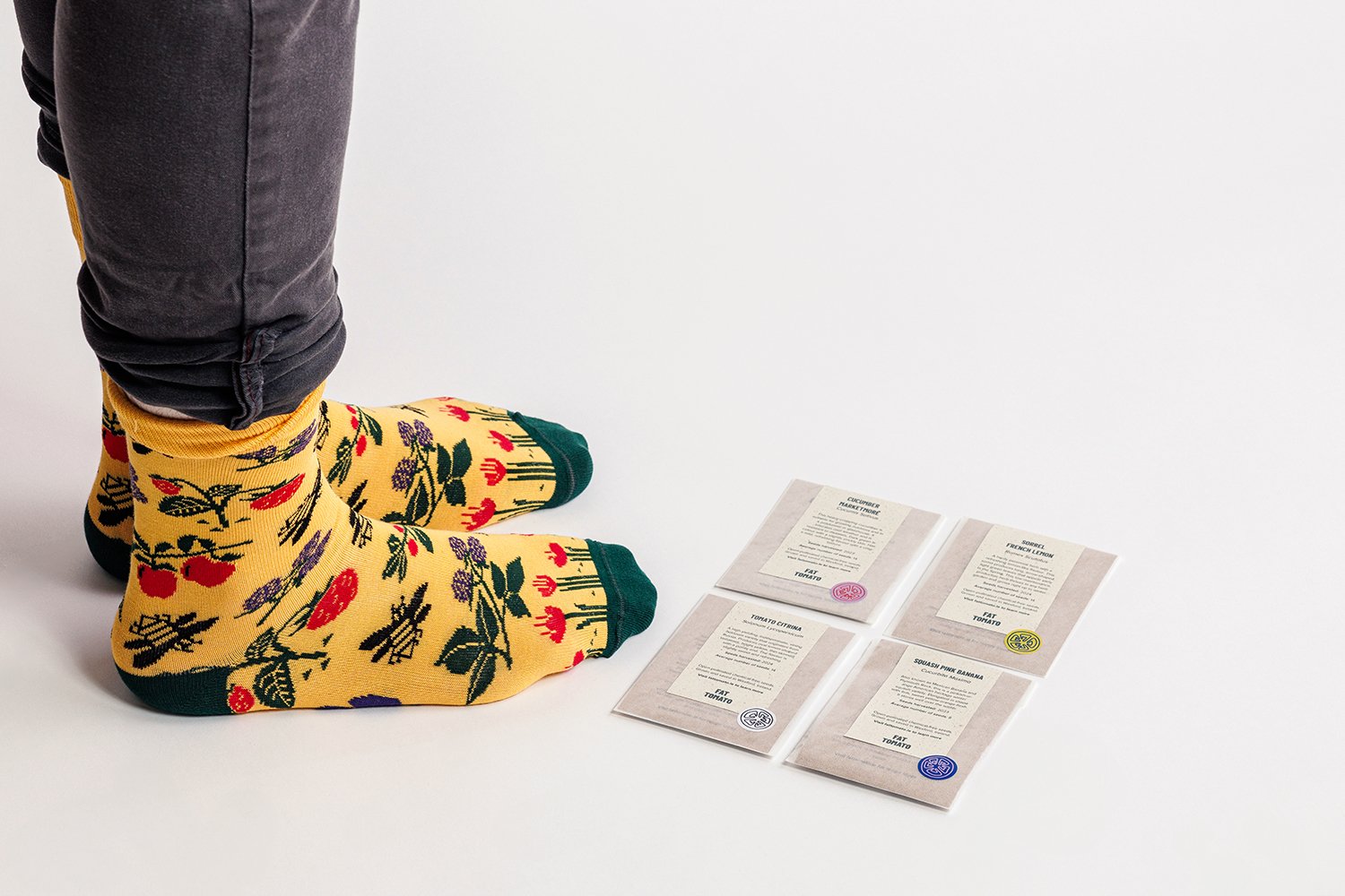 Fat Tomato Grow Box with socks and chemical free Irish edible garden Seeds