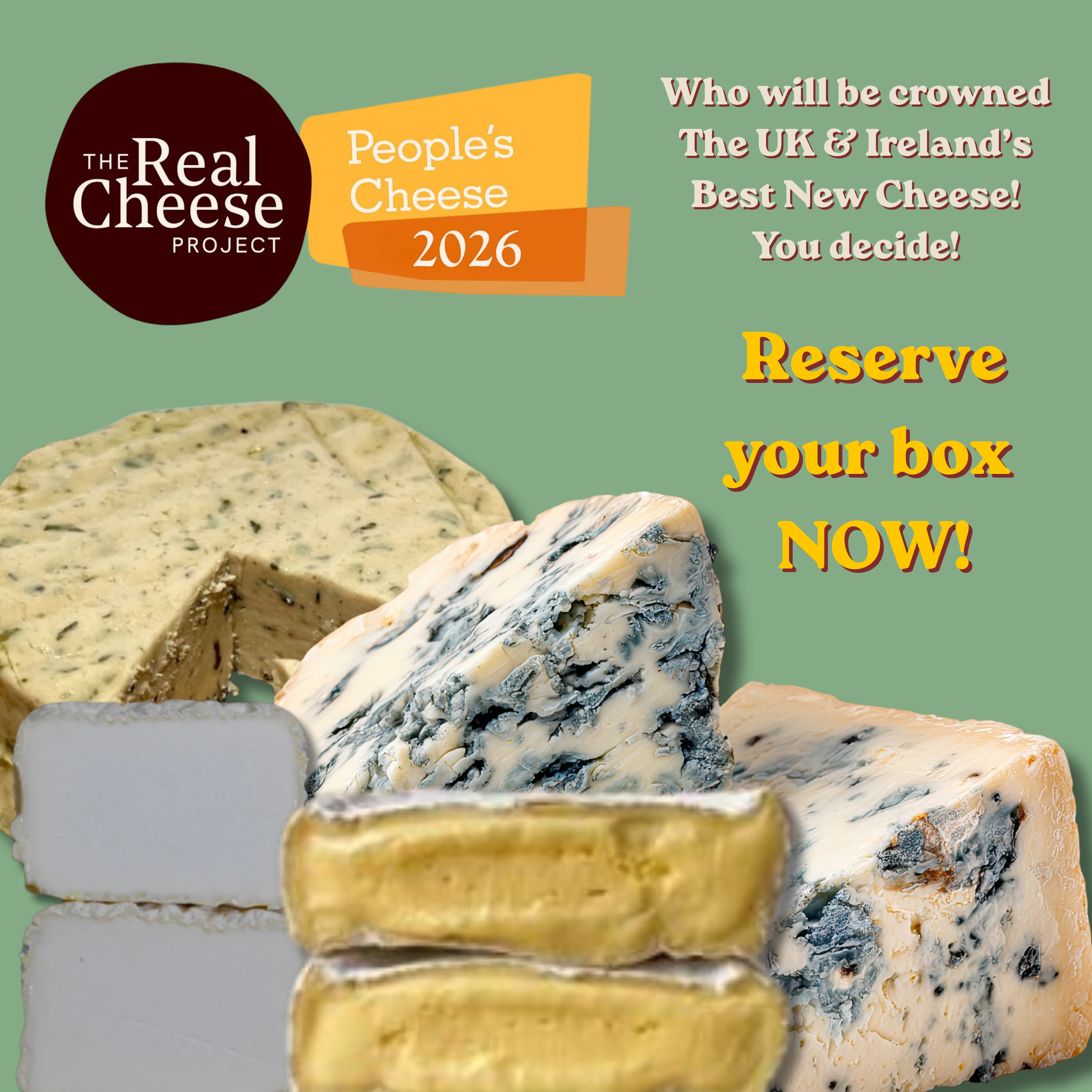 People's Cheese 2026: Britain's Best New Cheese - Final Four Tasting Box
