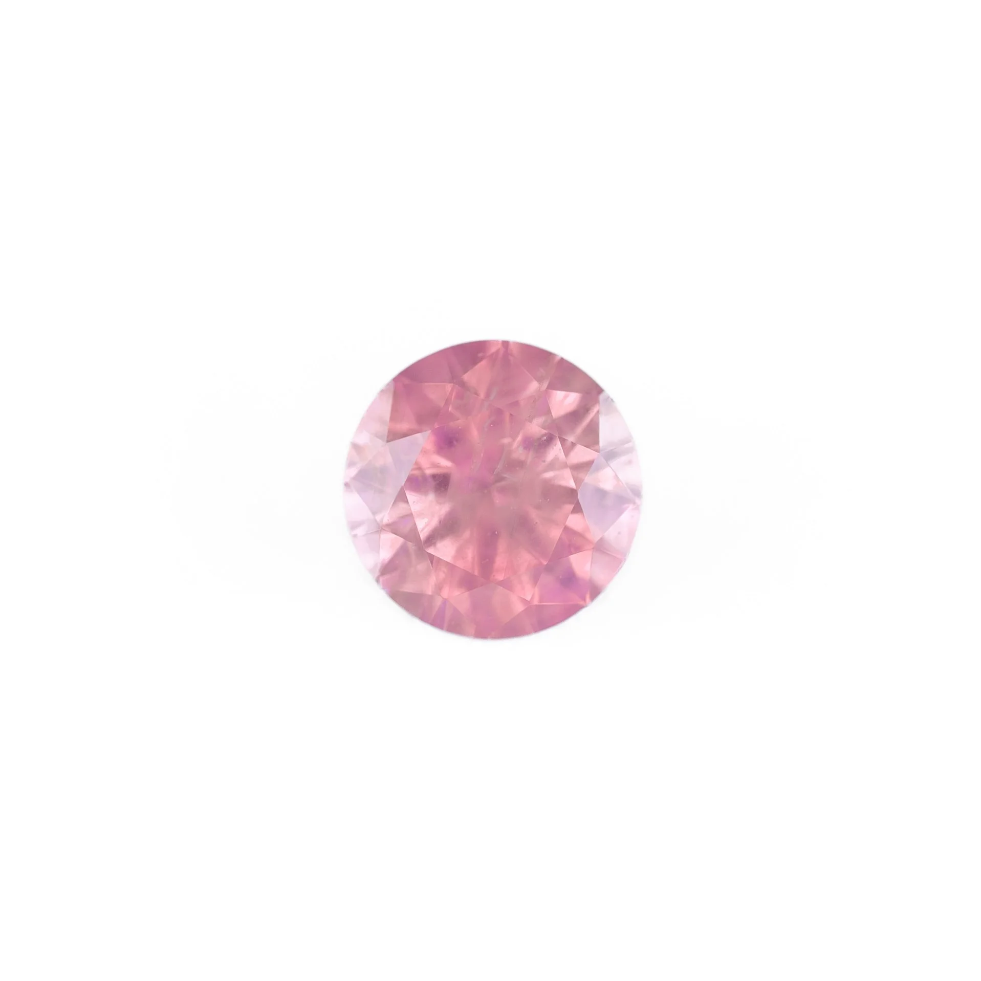 Padparadscha Sapphire - Sri Lanka - 5.43 x 5.40 mm - 0.73 ct