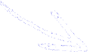 A white, hand-drawn style arrow, pointing down and to the right.
