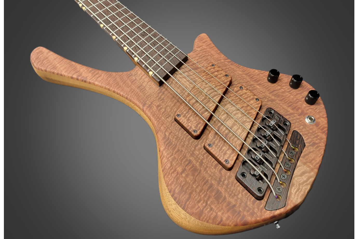 Quilted Eucalyptus multi-scale Exotic 5 string